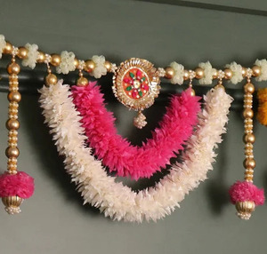 Colgante de puerta Bandarwal de moda y decoración de pared decoración de Festival tradicional indio estilo artístico flor Toran puerta cenefa - Product Image 3