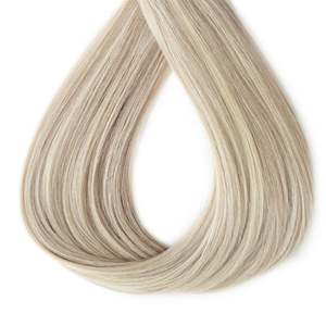 ผมต่อแบบเส้น Remy Human Hair รุ่น 17/17/1001 สีเบจมุกอ่อนประกายบลอนด์แบบไล่ระดับ ลอนลึกแบบหลวมๆ - Product Image 1