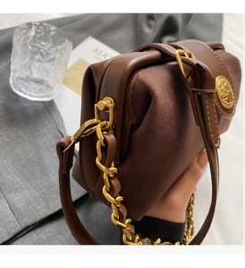 Bolso de mano para mujer, bolsos de hombro, bolsos cruzados de cuero PU, bolso de mano Vintage, cierre de cremallera - Product Image 3