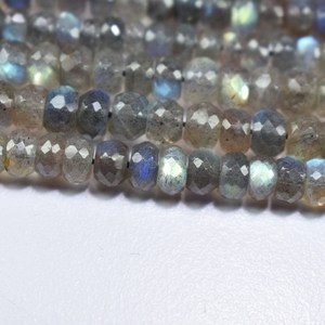 Cuentas de Labradorita Facetada AA de 6 mm, Hilo de 13 Pulgadas para Diseño de Collar o Pulsera, Uso Diario - Product Image 3