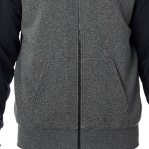 เสื้อฮู้ดซิปผ้าฝ้าย380กรัมเสื้อมีฮู้ดออกแบบโลโก้ได้ตามต้องการ - Product Image 3