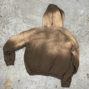 เสื้อมีฮู้ดผ้าฟลีซผ้าฝ้ายวินเทจโอเวอร์ไซส์เปิดไหล่มีฮู้ดผ้าฟลีซเสื้อมีฮู้ดโอเวอร์ไซส์สไตล์ใหม่2023 - Product Image 2