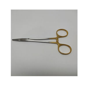 Porte-aiguille Halsey TC 13cm mâchoires dentelées et lisses avec inserts en carbure de tungstène taux de gros personnalisation OEM 2025 - Product Image 1