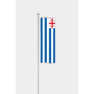 Custom Car <b>Flag</b> with Pennant Style Digital Printing Aluminum <b>Pole</b>-Made of Cotton - Product Image 1