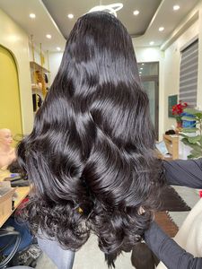 Perruque de fermeture de dentelle d'onde courte de cheveux Remy vietnamiens naturels trame unique extensions de cheveux humains colorés de donneurs multiples fiables - Product Image 6