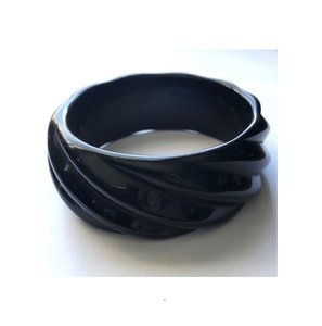 กำไลข้อมือเรซินอีพ็อกซี่เรซินดอกไม้จริงกำไลข้อมือทำจากไม้ - Product Image 4