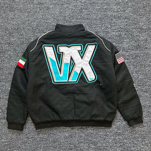 Chaqueta Universitaria de Béisbol de Alta Calidad, Fabricada por OEM, con Parches Bordados en Chenilla, Chaqueta Varsity de Cuero, Estilo Urbano - Product Image 3