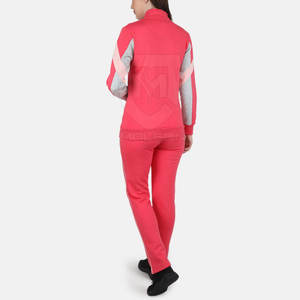 Chándal de invierno para mujer de calidad premium 100% algodón patrón sólido diseño de dos piezas con cuello con capucha de manga larga-personalizable - Product Image 3