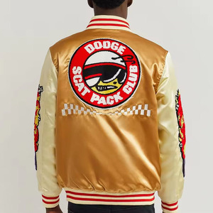 Vestes personnalisées avec le nom de l'équipe Personnaliser les patchs Letterman Veste brodée de travail Pro Standard Logo personnalisé Varsity Jacket TITLISTS - Product Image 2