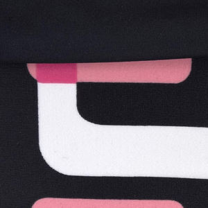 Ensemble de bikini bandeau à bretelles halter à taille haute avec logo personnalisé pour femmes, push-up, séchage rapide, écologique, couleur rose, vente en gros - Product Image 5