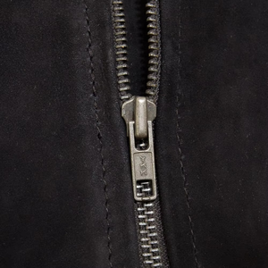 Chaqueta de Cuero para Mujer, Forrada con Piel de Oveja, Cierre Frontal con Cremallera, Estilo Deportivo, Transpirable, para Invierno - Product Image 5