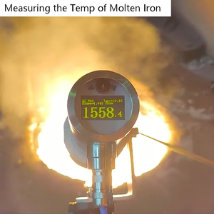 2 colori in acciaio inox IP65 pirometro vergella con risoluzione 0.1C Sijie STRONG-SR-6018 - Product Image 2