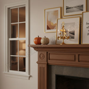 เชิงเทียนรูปต้นคริสต์มาสต้นไม้โค้งแบบโบราณโลหะสีทองตกแต่งโต๊ะสำหรับวันหยุด - Product Image 4