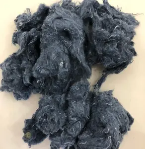 Denim Serat Jelek Katun Limbah Warna Biru untuk Bahan Isian Jumlah Besar Kualitas Tinggi Di Vietnam _ Ms. Min