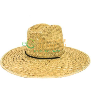 NATURAL <b>STRAWS</b> BEACH <b>HAT</b>/ WHOLESALE <b>STRAWS</b> <b>SUMMER</b> <b>HAT</b>/ <b>STRAW</b> <b>HAT</b> CHEAPEST PRICE WITH LOGO FROM ECO2GO VIET NAM - Product Image 4