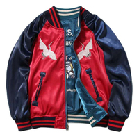 Vestes Bomber Matelassées Personnalisées en Gros Jacx Wears, 100% Polyester Satin Soie, Col Montant Décontracté pour Hommes, Hiver