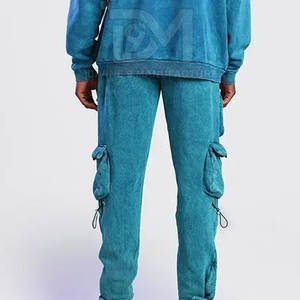 ชุดวอร์มสำหรับผู้ชายซักแบบกรดสีตัดกันไซส์ใหญ่พิเศษดีไซน์ตามสั่งสำหรับฤดูหนาว - Product Image 6