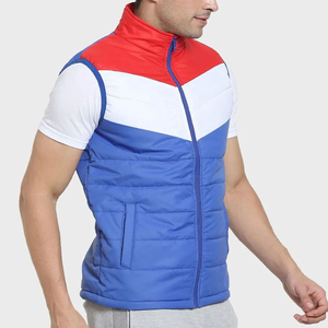 2024 High Street Trendy Winter Chaleco acolchado a prueba de viento Tela informal transpirable Mejor marca Material de bajo costo OEM Servicio Cálido - Product Image 2