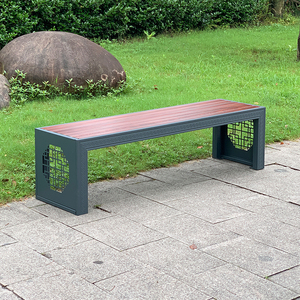 Athènes assemblé banc en alliage de zinc sièges pieds de banc en acier banc extérieur avec pieds galvanisés - Product Image 1