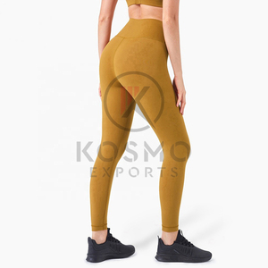 Leggings Deportivos de Cintura Alta para Mujer, Transpirables, Casuales, Shorts de Yoga, Alta Elasticidad, Sin Costuras, Spandex, Ropa Deportiva, Conjuntos de Yoga al por Mayor - Product Image 6