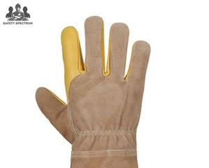 Guantes de Soldadura de Piel de Cabra Duraderos SAFETY SPECTRUM SS-WG-4899, con Detección de Pinchazos, para Uso en las Cuatro Estaciones, Ecológicos - Product Image 4