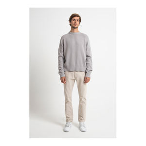 Men Basic Knit Green <b>Crewneck</b> Cotton <b>Sweater</b> Regular Fit Long Sleeve Premium Quality for Wholesale Trending Fashion 2023 - Product Image 2