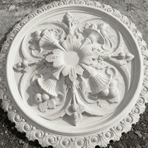 Rose de plafond GRG Florentine personnalisée avec un diamètre de 650 mm et une profondeur de 75 mm pour hôtels et usage extérieur, design graphique possible - Product Image 2