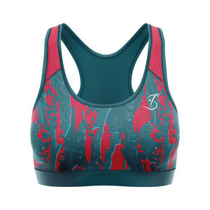 Soutien-gorge de sport pour femmes à séchage rapide tissu extensible confortable pour l'exercice quotidien soutien-gorge de sport pour femmes avec bretelles réglables - Product Image 2