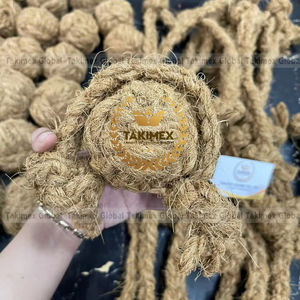 Fournisseur de corde en écorce de noix de coco écologique, jouet pour chien, corde à mâcher en coco, faible MOQ, vente en gros - Product Image 1