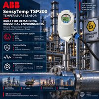 100% Asli ABB SensyTemp TSP300 Sensor Suhu RTD Pt100 Termokopel 4-20mA HART Termometer Proses Tugas Berat IP66/67