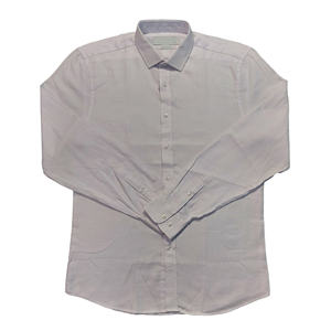 Camisas sólidas informales con estilo cómodo para hombre, servicio OEM, diseño personalizado, camisas informales formales suaves y ajustadas para hombre - Product Image 1