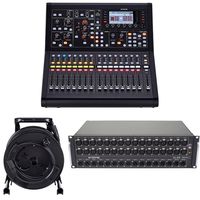 Console de mixage numérique Midaas M32 avec boîtier de scène DL32