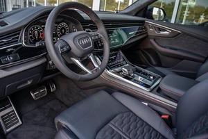 2021 ออดี้ RS Q8 4.0T ควอตโตร ประเภทเชื้อเพลิง เบนซิน สีภายนอก นาวาร่า บลู เมทัลลิก ซิตี้ MPG 13 สีภายใน สีดำ เอ็กซ์เพรส - Product Image 4