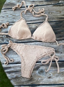 Best Selling 2023 <b>Crochet</b> Brazilian Bohemian Bikini <b>Set</b> - Product Image 2