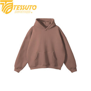 Sudadera con Capucha Personalizable Unisex de Corte Regular, 100% Algodón, con Logotipo Bordado, Técnica de Tejido Puff, Color Sólido, para Otoño - Product Image 3