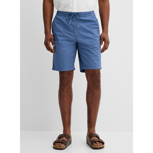 Pantalones cortos deportivos personalizados para hombre, tela de malla transpirable de secado rápido, estilo informal, patrón sólido, cierre de cordón - Product Image 1