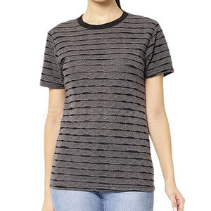 T-shirt femme à prix avantageux avec logo personnalisé en gros, t-shirts femme surdimensionnés au meilleur prix - Product Image 4