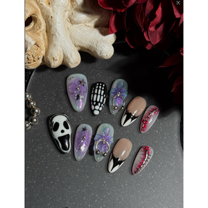 Screaming Beauty Press on Nail Art agrega un visual impresionante a tus dedos - Product Image 3