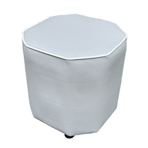 GDSF002 One-Seater Upholstered Hexagonal Wedge <b>Sofa</b> <b>Stool</b> - Product Image 2