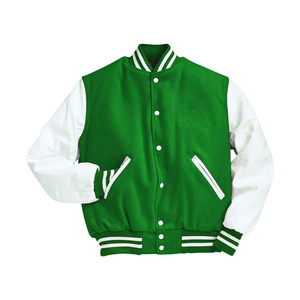 Veste personnalisée pour hommes Chenille Patch Jacket College Baseball Letterman Bomber Stand Collar Teams Custom Embroidery Varsity Jacket pour homme - Product Image 1