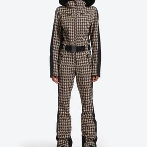 Combinaison de ski une pièce hiver femmes hiver coupe-vent pluie neige manteau col fourrure combinaison de ski habit de neige imperméable vêtements de sport adultes - Product Image 4