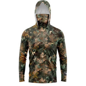 Sudadera con capucha de pesca al aire libre personalizada con diseño de manga larga Tejido de poliéster transpirable de secado rápido y características de protección UV - Product Image 6