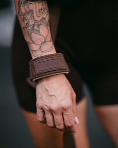Sangles de levage en néoprène personnalisées, qualité supérieure, jaunes, bandages de poignet pour la musculation, accessoires de gym - Product Image 2