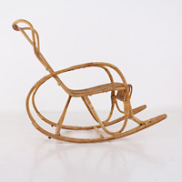 Chaises berçantes en rotin de loisirs sièges à bascule relaxants d'intérieur meilleure offre chaise inclinable sans stress