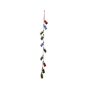 Élégant fer forgé 10 cylindres suspendus cloches marron intérieur extérieur mariage Diwali décor à la maison à la main moderne balcon nouveauté - Product Image 1