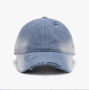 Chapeaux de baseball en denim lavé vintage personnalisés Broderie personnalisée Casquette à lanières unisexe quantité minimale de commande bas Chapeaux en coton respirant - Product Image 6