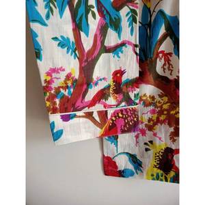 Conjunto de Pijama de Algodón Hecho a Mano con Estampado de Hojas, Transpirable, Suave, de Jersey con Spandex, Lencería Sexy Estilo Anime, Ideal para Invierno y Verano - Product Image 4