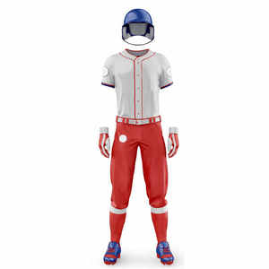 Vente en gros de vêtements de sport uniformes de baseball pour hommes de taille adulte uniformes de baseball pour hommes de couleur unie sur mesure - Product Image 1