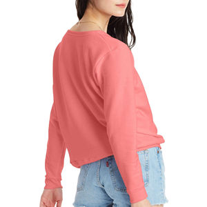 Sudaderas Casuales de Invierno para Mujer, Estilo Nuevo, 100% Algodón, Felpa, Logotipo Personalizado Impreso, Transpirable, Secado Rápido, Ajuste Holgado, Alta Calidad - Product Image 4