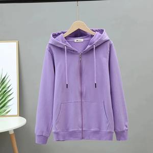 Sweat à capuche zippé en polaire personnalisé, imprimé et brodé, pour homme et femme, coupe ample, décontracté, mode, à manches longues - Product Image 1